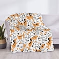 thumbnail image 3 of Rateoe Cute Dog Pattern Flannel Throw Blanket, Ultra-soft Blanket for Bed, Couch, Car, Hypoallergenic Anti-pilling blanket-60"x50"(Horizontal), 3 of 6
