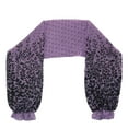 thumbnail image 3 of Decodeary Boléro en Chiffon à Manches Longues pour Femmes Fleur Violette, 3 of 9