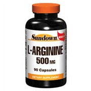 Sundown L-Arginine 500 Mg Dietary Supplement Capsules - 90 Ea