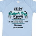 thumbnail image 4 of Inktastic Happy Father's Day Best Ever Boys or Girls Baby Bodysuit, 4 of 5