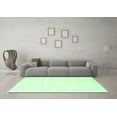 thumbnail image 3 of Ahgly Company Indoor Rectangle Solid Emerald Green Modern Area Rugs, 5' x 7', 3 of 4