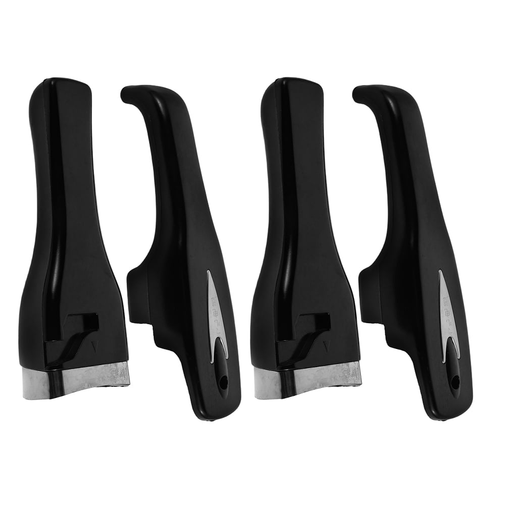 ROMANSENTIAL Detachable Pressure Cooker Grip Black Plastic Easy Installation 2Pcs