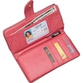 thumbnail image 2 of Heiress Checkbook Wallet Wallet, Coral, One Size, 2 of 6
