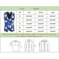 thumbnail image 4 of Homme Automne et Hiver Décontracté de Noël Imprimé - Gilet de Complet Col Roulé Homme Manches Longues 1982 T-Shirts pour Hommes Chandail de Compression à Manches Longues pour Hommes Haut de Maternité Chemise pour Hommes T-Shirt pour Grande Taille T-Shirts TG Noir, 4 of 7