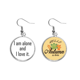 thumbnail image 1 of Quote yo amo mi soledad Pendiente del lóbulo de la joyería del pendiente de la hoja del otoño Unbranded M, 1 of 3