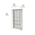 thumbnail image 7 of Greener Valley Solid Wood Tall Bookshelf, Traditional, 5 Shelves, 35.2" x 13.3" x 69.7", 7 of 7