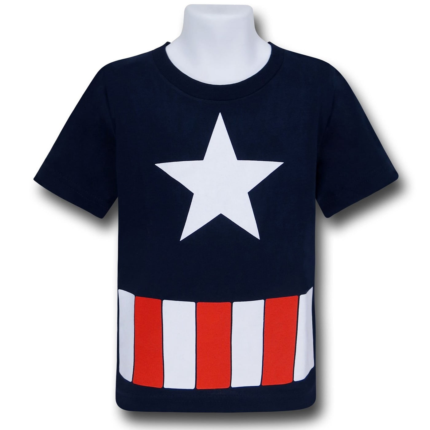Captain America Kids Logo Costume T-Shirt-Youth Medium (9-10)