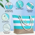 thumbnail image 5 of Initial Tote Bag for Women Girls Personalized Gift Travel Bag Beach Bag for Women Girls Birthday Gifts, 5 of 7