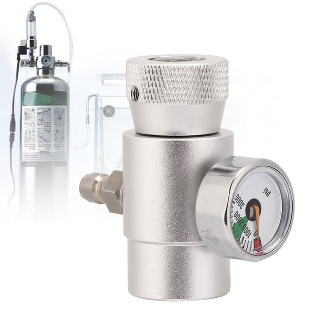 Regulador de cilindro C, adaptador de recarga de cilindro de CO2 Regulador de soda Adaptador de soda Creado magistralmente