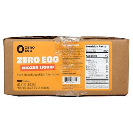 Zero Egg Liquid Egg Substitute, 2 Pound -- 6 per case