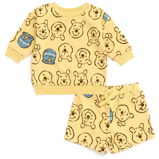 Conjunto para Bebés Niños Disney Winnie the Pooh de Buzo y Shorts