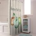 thumbnail image 6 of Fall Shower Curtain Pumpkin Harvest Vintage Shower Curtains for Bathroom Happy Fall Y''all Bath Curtains Sets for Autumn Thanksgiving Seasonal Bathroom Decor Polyester Fabric Waterproof 72 x 84 in, 6 of 6