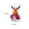 thumbnail image 3 of OAVQHLG3B Christmas Tree Ornaments, Christmas Tree Plush Hanging Ornaments Decorations Santa Snowman Elk Ornaments for Room Window Pendant Holiday Party Decor, 3 of 5