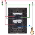 thumbnail image 3 of Apagador para Pared Inoxium1A1COxford 1Pza Contacto/Apagador 125-250VCA 10/15A 50/60Hz Plateado/Oxford Acero Inoxidable/, 3 of 3
