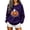 Purple, variant on TKLPEHG Halloween Sweatshirts for Women 2026 Fashion Funny Ghost Jack O Lantern Pumpkin Graphic Sweatshirt Long Sleeve Crewneck Pullover (Red,XL)
