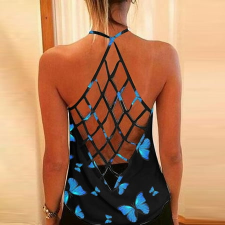 

CAICJ98 Summer Tops for Women Women s Vintage Bustier Satin Cowl Neck Boned Adjustable Spaghetti Straps Corset Casual Going Out Party Crop Top Blue XL