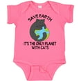 thumbnail image 3 of Inktastic Save Earth It's the Only Planet with Cats with Black Cat Boys or Girls Baby Bodysuit, 3 of 5