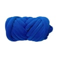 thumbnail image 1 of GUOOL Arm Knit Yarn for Quick Finger Weave Hand Knitting, 2.2lbs Velvet Washable Bulky Royal Blue, 1 of 9