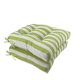 thumbnail image 2 of Waterproof Outdoor Chair Cushions Set of 2, 19x19x3.5 Inch Patio Seat Cushions with Ties, Tufted High-Density Foam Pads for Patio Furniture, Garden, Kitchen, and Office Chairs, 2 of 5