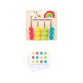 thumbnail image 2 of KTTECTOA Wooden Multichannel Colorful Balls Walking Puzzle Board Teaching Four Color Balls Walking Game Mind Thinking Training Holiday Gift Clearance Outdoor Games Canada Days Travel Games, 2 of 6