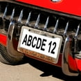 thumbnail image 5 of Happy Halloween Dog Pumpkin License Plate Frame 2 Pack Autumn Halloween Funny License Plates for Women Men US Vehicles 2 Hole Aluminum License Plate Frames for Men Women Vehicle, 5 of 6