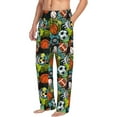thumbnail image 6 of Susaid Balls Print Mens Pajama Pants Set Sleep & Lounge Pants, PJ Bottoms with Pockets and Button Fly-Medium, 6 of 6