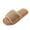 Coffee1, variant on Women's Fuzzy Slippers Open Toe Cozy Memory Foam House Shoes Soft Flat Indoor Outdoor Spa Slippers