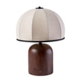 thumbnail image 3 of Better Homes & Gardens 14-Inch Warm Brown Rechargeable Gourd Table Lamp with Fabric Dome Shade, 3 of 9