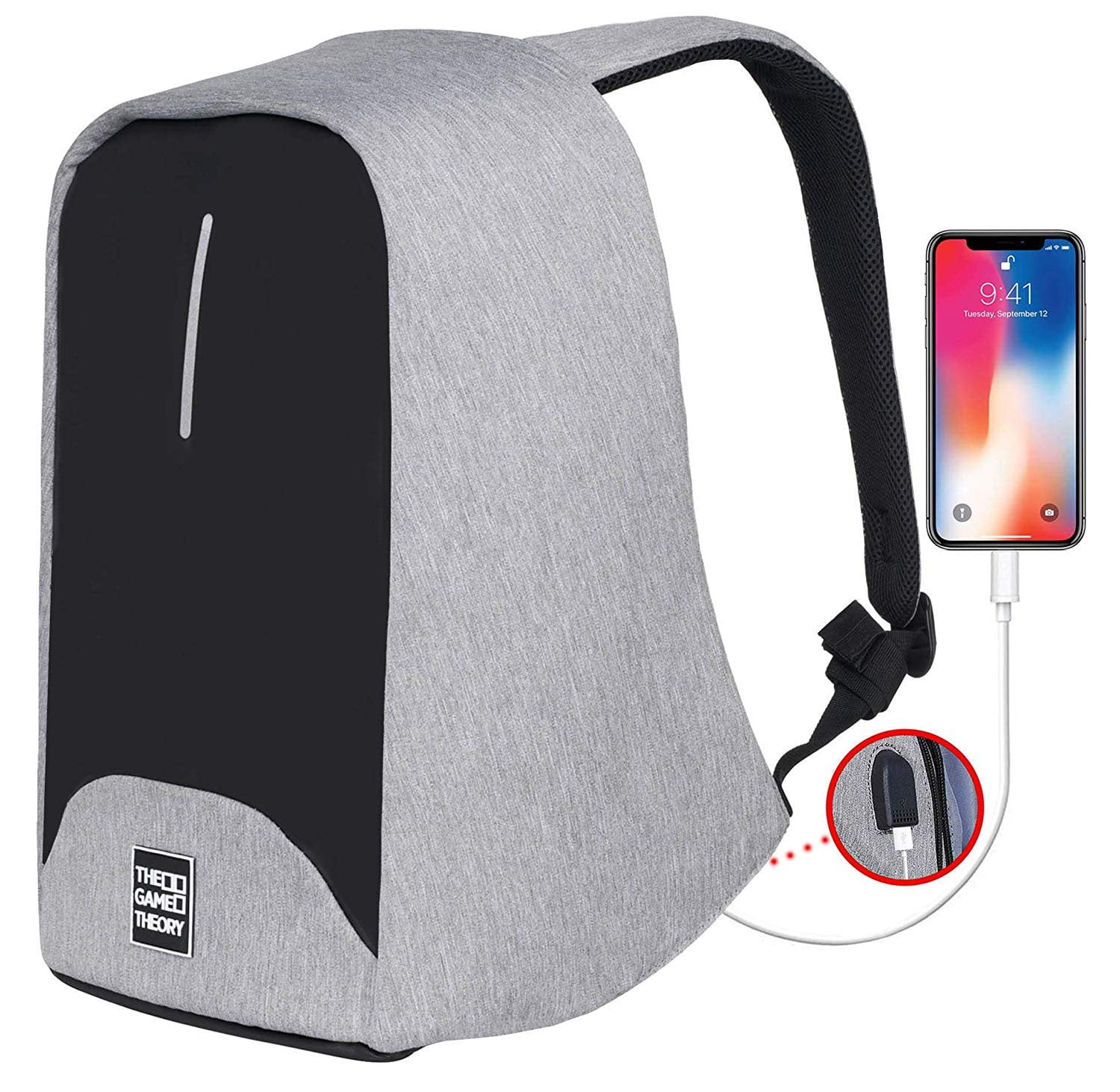 backpack anti theft waterproof