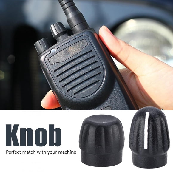 10 pares de perillas de volumen y perillas de selección de canal para walkie talkie, accesorios para MOTOROLA