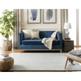 thumbnail image 4 of SAFAVIEH Abstract Emely Abstract Wool Area Rug, Ivory/Blue, 6' x 9', 4 of 14
