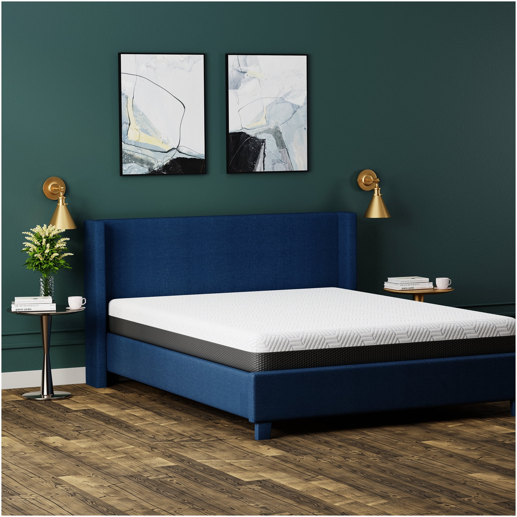 8 Inch Twin XL Cooling Gel Memory Foam Mattress, Medium Firm Support, Breathable Cover, CertiPUR-US Certified, Bed in a Box