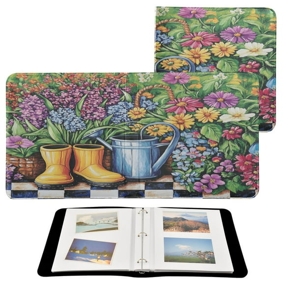 BZSMCE Photo Album Book Scrapbooking Garden Printing Printed Picture Album