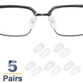 thumbnail image 3 of Eyeglass Nose Pad Silicone Anti-Slip Glasses Nose Grip, Slip-on Glasses Nose Pads for Plastic Frames Glasses Sunglasses White 5, 3 of 7