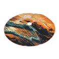 thumbnail image 2 of KLL Christmas Tree Skirt,Party Decorations Farmhouse for Christmas Decorations Holiday Party 48" -Serene Ocean Sunset, 2 of 6