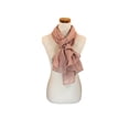thumbnail image 1 of Women's Textured Solid Spring Summer Oblong Scarf (Pink), 1 of 1
