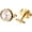 Gold-2, variant on Men's Clip Cufflinks Watches: Analog Quartz Working Pocket Watch Gold Silver