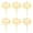 Golden, variant on Amosfun 6Pcs Merry Christmas Cake Toppers Acrylic Xmas Cake Decorations Cupcake Toppers for Xmas Holiday Party
