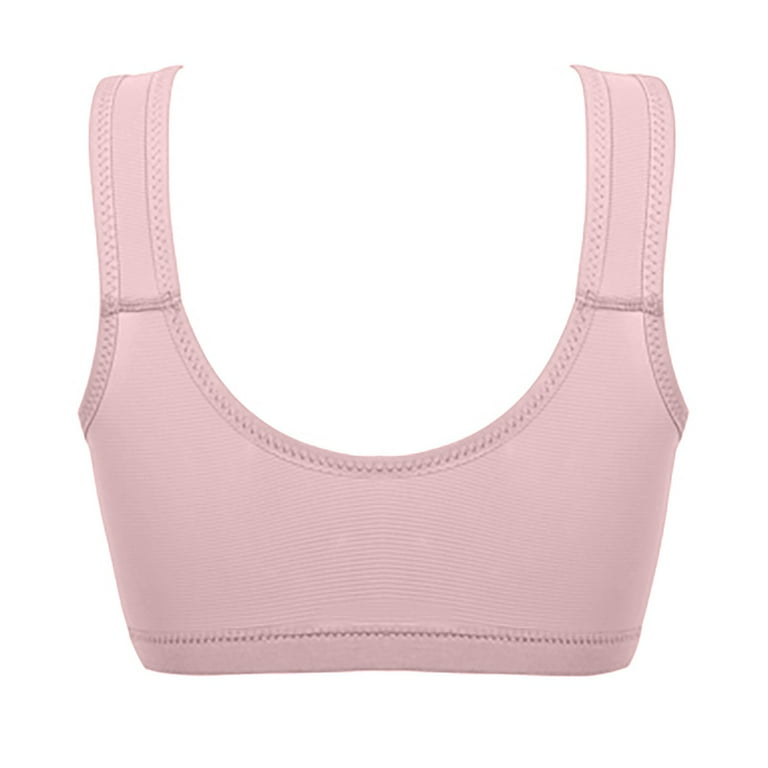 KDDYLITQ Sports Bras for Women High Support Front Closure Shapewear Padded  Maternity Bra Womens Sports Bras Padded Plus Size Plunge Women's Sports