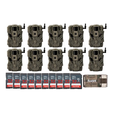 Stealth Cam Fusion X 26MP Trail Camera (Verizon 10-Pack) Bundle