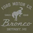 thumbnail image 3 of Ford Motor Co Bronco Detroit MI Long Sleeve T-shirt Vintage Truck Since 1966 4x4 Off Road Adventure Classic Car Fan, 3 of 7