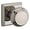 Silver, variant on Baldwin PSTRATSR044 Traditional Passage Door Knob - Brass