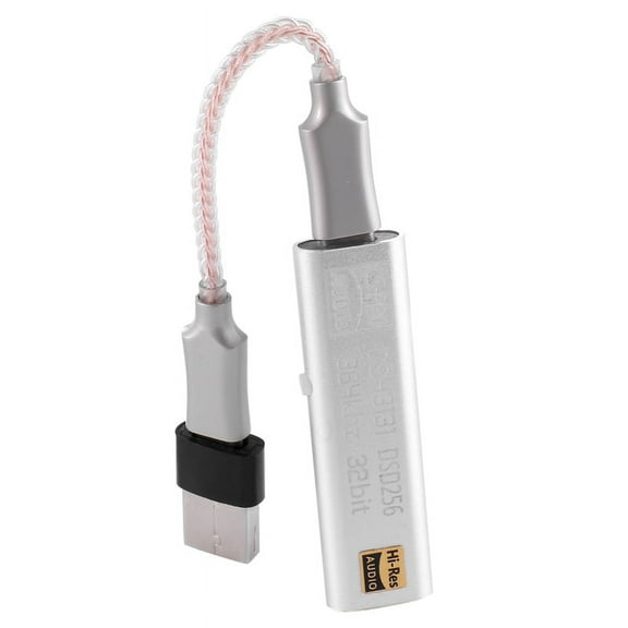 TYPE C to 3.5MM DSD256 for Android Headphone Amplifier Adapter Portable USB Logic Hifi Ios Win10 PC