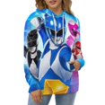 thumbnail image 5 of Power Rangers Unisex Adult Hoodie Casual Hooded Sweatshirt Pullover Novelty 3D Printed Sweater Jacket S, 5 of 8