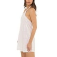 thumbnail image 3 of Caoirhny Women Mini Dress Sleeveless Halter Dress Tie-up Backless Sequined Summer Dress for Party, 3 of 5