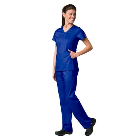 

Maevn Eon Women s Sporty Mesh Panel Top & Sporty Mesh Panel Pant Scrub Set