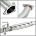 thumbnail image 3 of DNA Motoring For 01-05 Honda Civic EX Performance Catback Exhaust 4" Titanium Style Muffler Tip, 3 of 6