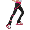 thumbnail image 2 of Chloe Noel P636F Spiral Light Weight Fleece Figure Skating Pants with matching Swarovski crystals, 2 of 2