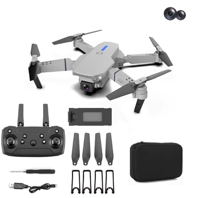 Dron plegable RC FPV de 4 ejes, cuadricóptero de flujo óptico 4K, cámara Dual, Control remoto, 6-12 años, regalo de recuerdo para niños y adultos, E65D