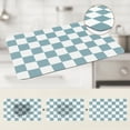 thumbnail image 5 of Diatomaceous Stone Dish Drying Mat, Checkered Quick Dry Dish Drying Mats for Kitchen Counter, Dishes, Cups, and Utensils Green 19.7*11.8 inch, 5 of 7